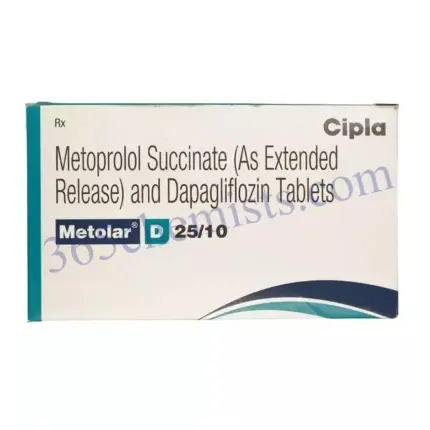Metolar D 25mg/10mg Tablet