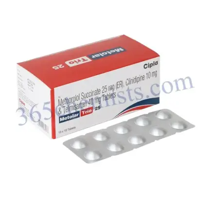 Metolar Trio 25mg Tablet ER