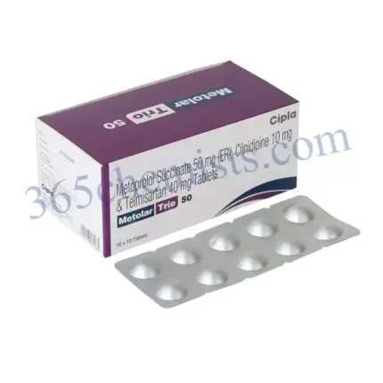 Metolar Trio 50mg Tablet ER