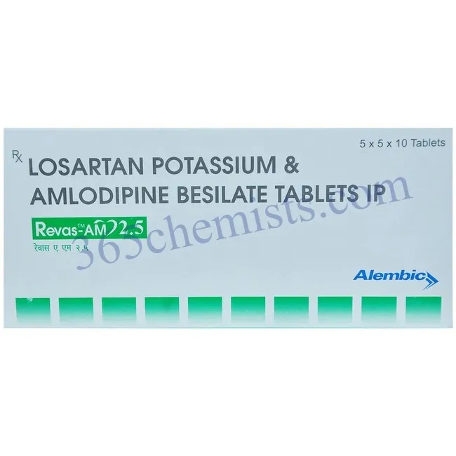 Revas-AM 2.5mg Tablet (1)-ink Revas-AM 2.5mg Tablet