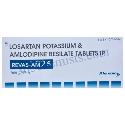 Revas-AM 5mg Tablet