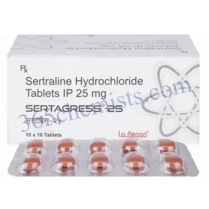 Sertagress 25mg Tablet