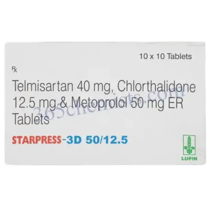 Starpress 3D 12.5/50/40mg Tablet