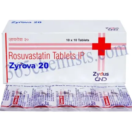 Zyrova 20mg Tablet
