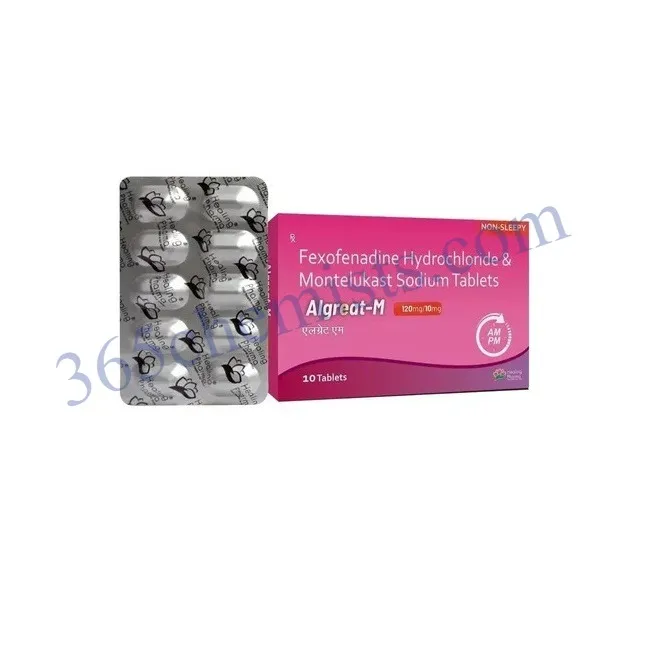 Algreat-M 120mg10mg Tablet-ink Algreat-M 120mg/10mg Tablet