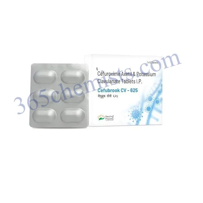 Cefubrook CV 625mg Tablet-ink Cefubrook CV 625mg Tablet