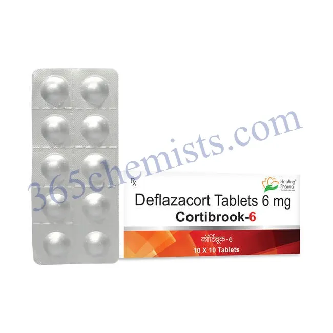 Cortibrook 6mg Tablet (Deflazacort 6mg)