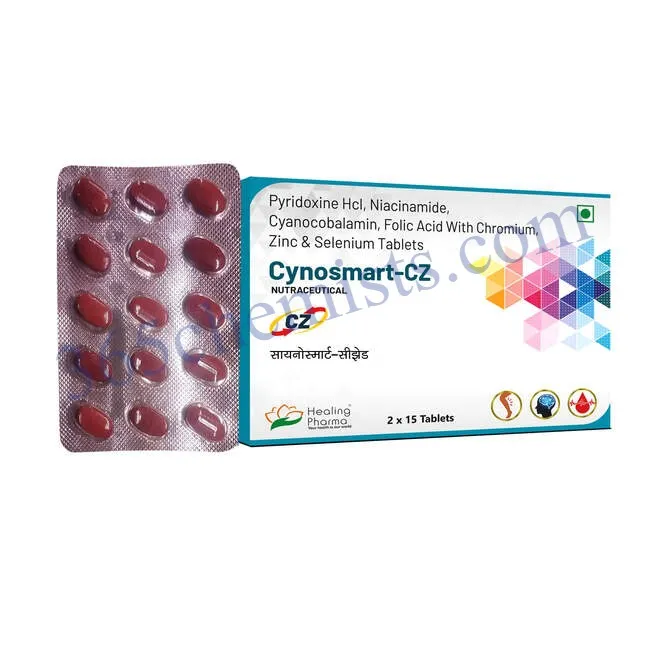 Cynosmart CZ Tablet (Folic Acid 500mcg + Selenious Acid 40mcg)