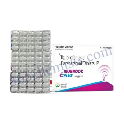 Ibubrook Plus 400mg/325mg Tablet
